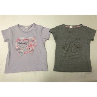 サンリオ(サンリオ)の女児Tシャツ2枚セット 130 すみっコぐらし ボンボンリボン(Tシャツ/カットソー)