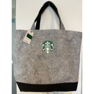 スターバックスコーヒー(Starbucks Coffee)のStarbucks フェルトトートバッグ　大(トートバッグ)