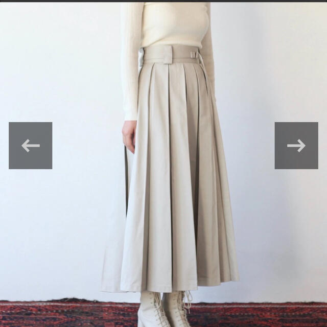 foufou super tuck long skirt レディースのスカート(ロングスカート)の商品写真