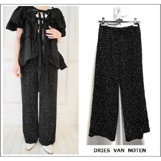 ドリスヴァンノッテン(DRIES VAN NOTEN)の専用★ドリスヴァンノッテン 20SS ポルカドットパンツ＋bunzaburo (カジュアルパンツ)