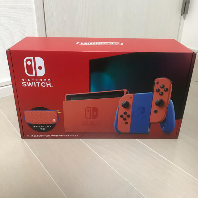 新品未開封　任天堂スイッチ　マリオレッド×ブルーセット