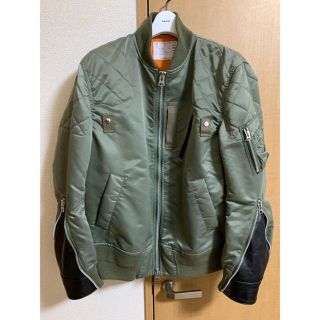 サカイ(sacai)のSacai サカイ ライダースボンバージャケット ブルゾン(フライトジャケット)