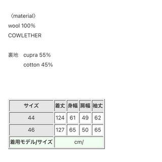 SUNSEA - SOSHIOTSUKI 20AW HANGING COATの通販 by りょう's