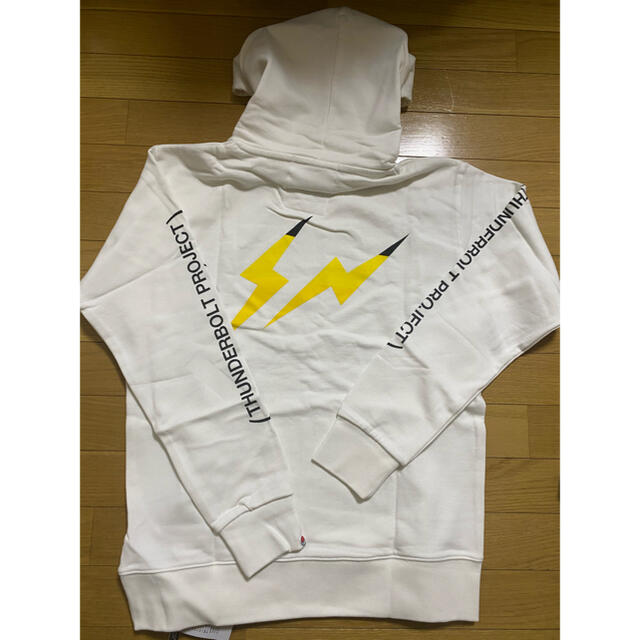 【特別セール品】 FRAGMENT - THUNDERBOLT PROJECT FRAGMENT logo hoodie パーカー