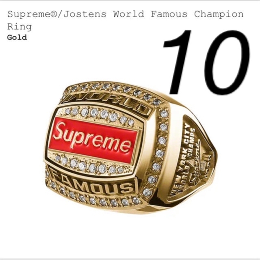 supreme jostens champion ring 10メンズ