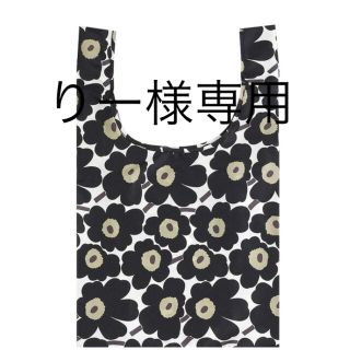 マリメッコ(marimekko)の【新品】マリメッコ マイバッグ  エコバッグ ウニッコ 黒(エコバッグ)