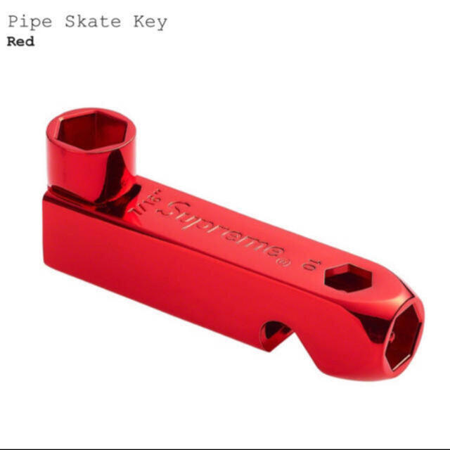 supreme pipe skate key 赤　red