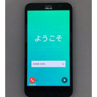 エイスース(ASUS)のASUS ZenFone Go 16GB [黒] SIMフリー、デュアルSIM(スマートフォン本体)