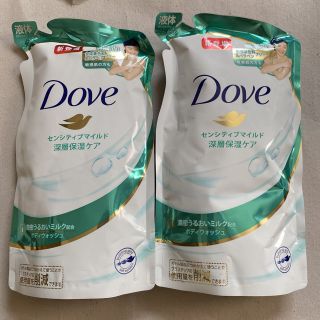 ユニリーバ(Unilever)のダヴ ボディウォッシュ センシティブマイルド つめかえ用360g ②(ボディソープ/石鹸)