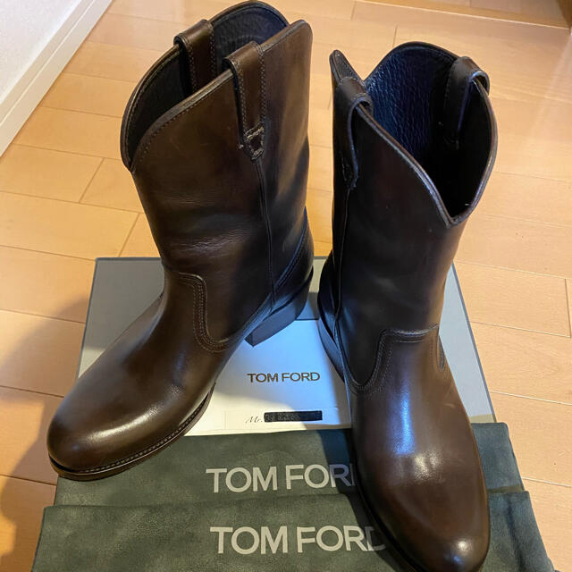 トムフォード ペコスブーツ ヒールブーツ TOM FORD