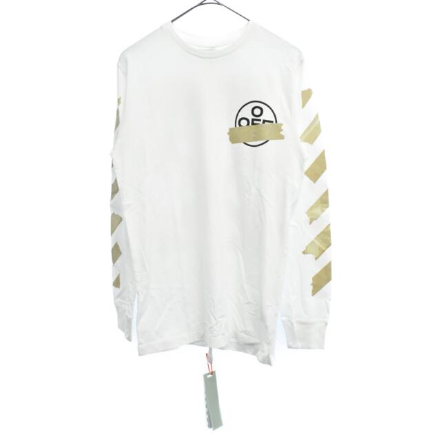 OFF-WHITE オフホワイト 長袖Tシャツ - Tシャツ/カットソー(七分/長袖)