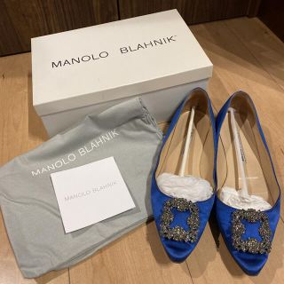 マノロブラニク(MANOLO BLAHNIK)のトマト栽培者様専用マノロブラニク　ハンギシフラットシューズ(バレエシューズ)