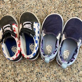 ヴァンズ(VANS)のVANS 18㎝。2足セット。(スニーカー)