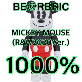 ディズニー(Disney)のBE@RBRICK MICKEYMOUSE(R&W 2020 Ver.)1000(フィギュア)