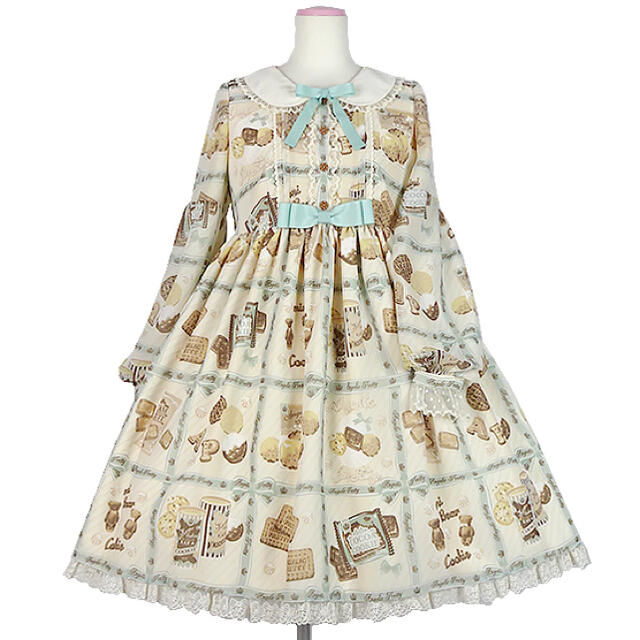 Angelic Pretty(アンジェリックプリティー)のCream Cookie Collection レディースのワンピース(ひざ丈ワンピース)の商品写真