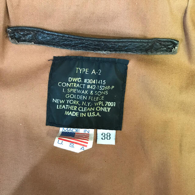 サヤス様専用　GOLDEN FLEECEM 革ジャン メンズのジャケット/アウター(レザージャケット)の商品写真