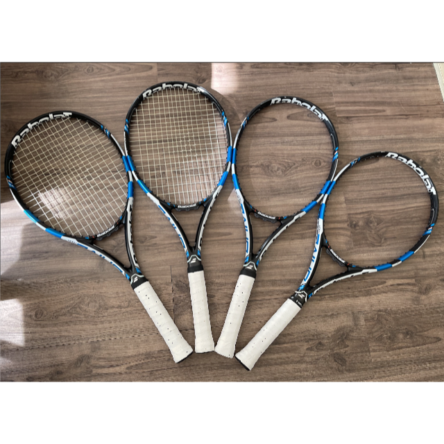 ラケットBabolat バボラ ピュアドライブ ラケット４本 & ツアー用ラケットバッグ