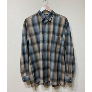 コモリ(COMOLI)のauralee Super Light Wool Check Shirt(シャツ)