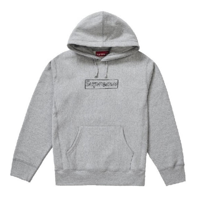 Supreme KAWS chalklogo フーディ