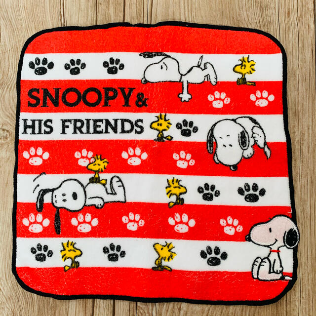 SNOOPY(スヌーピー)のスヌーピー ミニタオル ワッペン レディースのファッション小物(ハンカチ)の商品写真