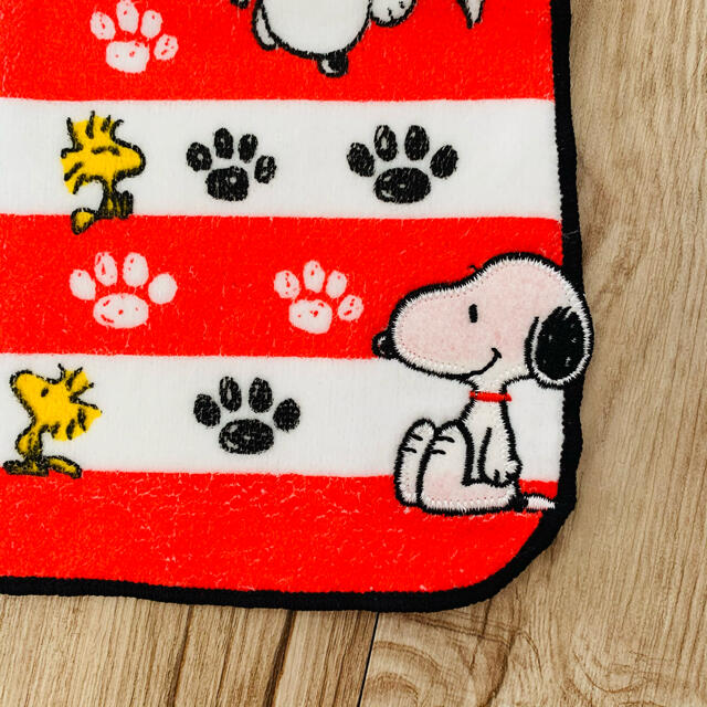 SNOOPY(スヌーピー)のスヌーピー ミニタオル ワッペン レディースのファッション小物(ハンカチ)の商品写真