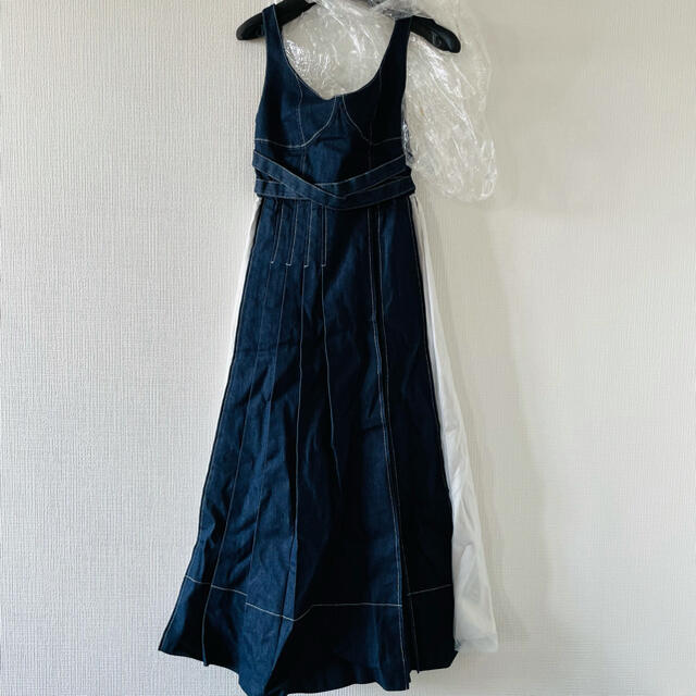 eimy istoire(エイミーイストワール)のCharme Denim Dress レディースのワンピース(ロングワンピース/マキシワンピース)の商品写真