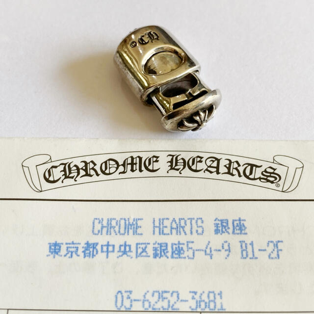 Chrome Hearts(クロムハーツ)のクロムハーツ銀座店購入 クロムハーツ レースストッパー メンズのアクセサリー(その他)の商品写真