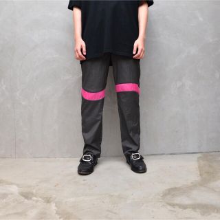 カラー(kolor)のRANDY 「 “ Juice ” / Gray × Pink 」20aw(ワークパンツ/カーゴパンツ)