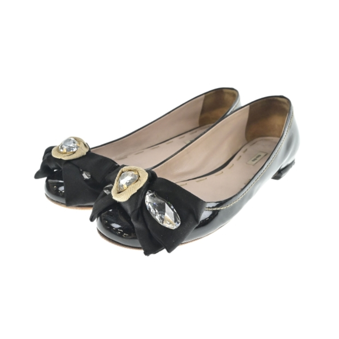 Miu Miu ミュウミュウ シューズ(その他) 37(23.5cm位) 黒系 - その他
