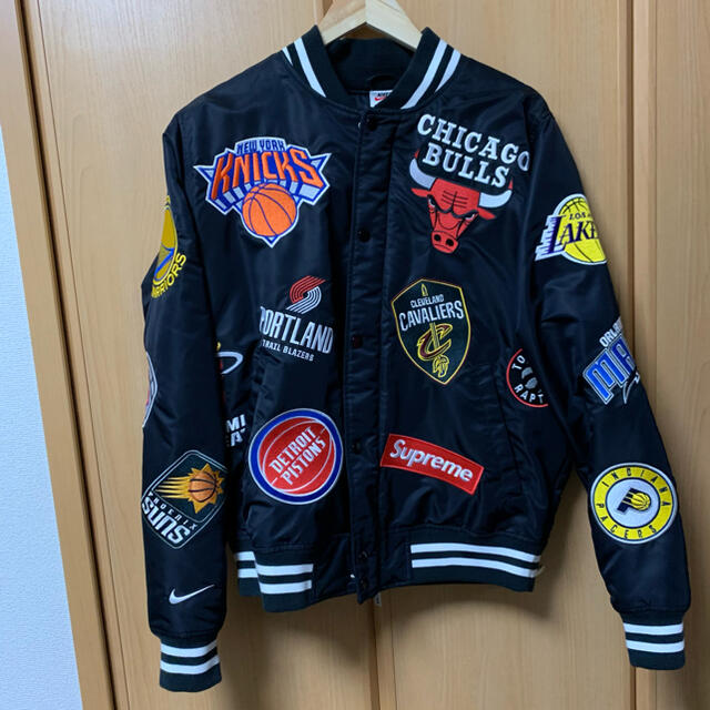 supreme nike nba warm up jacket