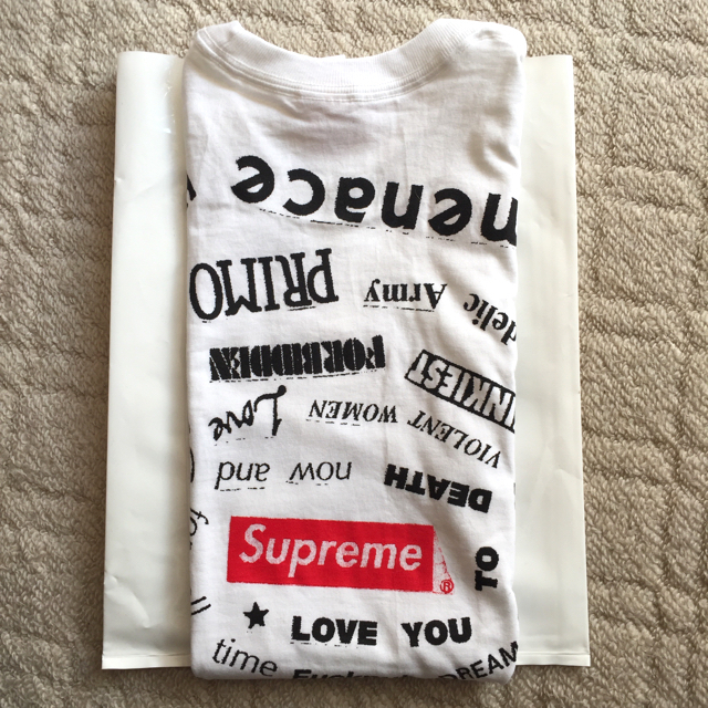 Supreme Spiral Tee White M