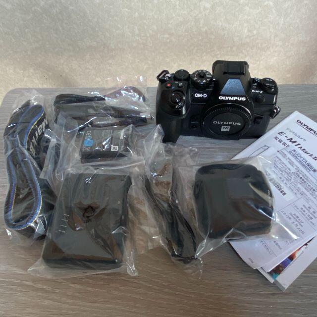 OLYMPUS(オリンパス)のOLYMPUS OM-D E-M1 Mark2 ブラック ボディ 美品 スマホ/家電/カメラのカメラ(ミラーレス一眼)の商品写真