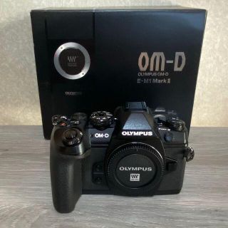 オリンパス(OLYMPUS)のOLYMPUS OM-D E-M1 Mark2 ブラック ボディ 美品(ミラーレス一眼)