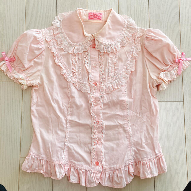 Angelic Pretty - 難あり Angelic Pretty ハートレースブラウス 半袖
