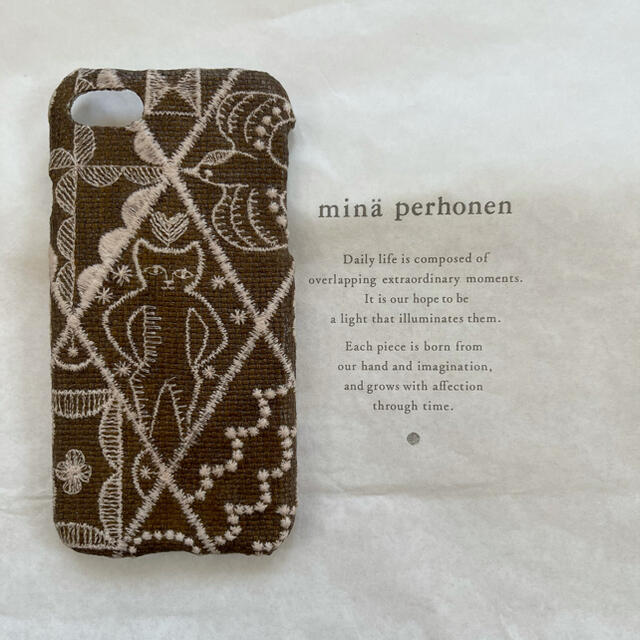 mina perhonen(ミナペルホネン)のミナペルホネン　iPhoneケース　iPhone7 、8 、SE2 スマホ/家電/カメラのスマホアクセサリー(iPhoneケース)の商品写真