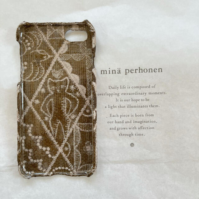 mina perhonen(ミナペルホネン)のミナペルホネン　iPhoneケース　iPhone7 、8 、SE2 スマホ/家電/カメラのスマホアクセサリー(iPhoneケース)の商品写真