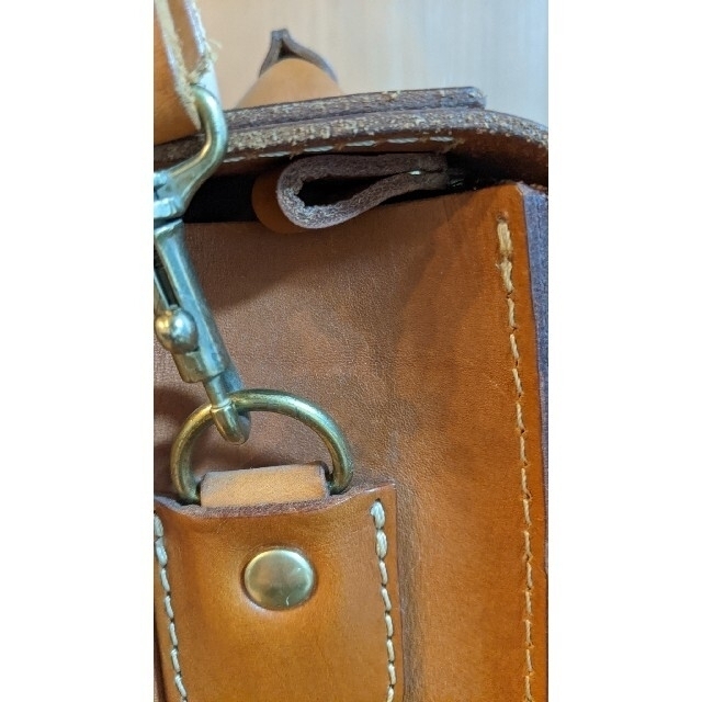 HERZ - 【最終値下げ】Herz 特注bag 総かぶせ・横型2wayビジネスバッグ