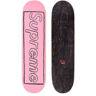 シュプリーム(Supreme)のKAWS Chalk Logo Skateboard Pink(スケートボード)