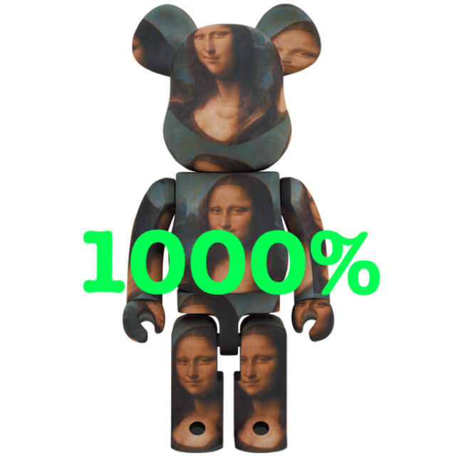 MEDICOM TOY(メディコムトイ)のBE@RBRICK LEONARD DE  Mona Lisa  1000% エンタメ/ホビーのフィギュア(その他)の商品写真