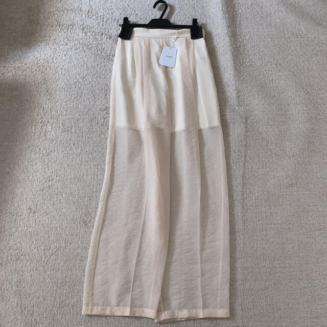 【新品・未使用】clane STRAIGHT SHEER PANTS size2clane