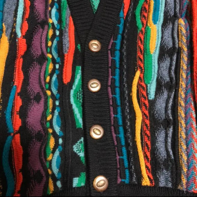 COOGI(クージー)のクージーニット カーディガン Lサイズ 黒 メンズのトップス(カーディガン)の商品写真