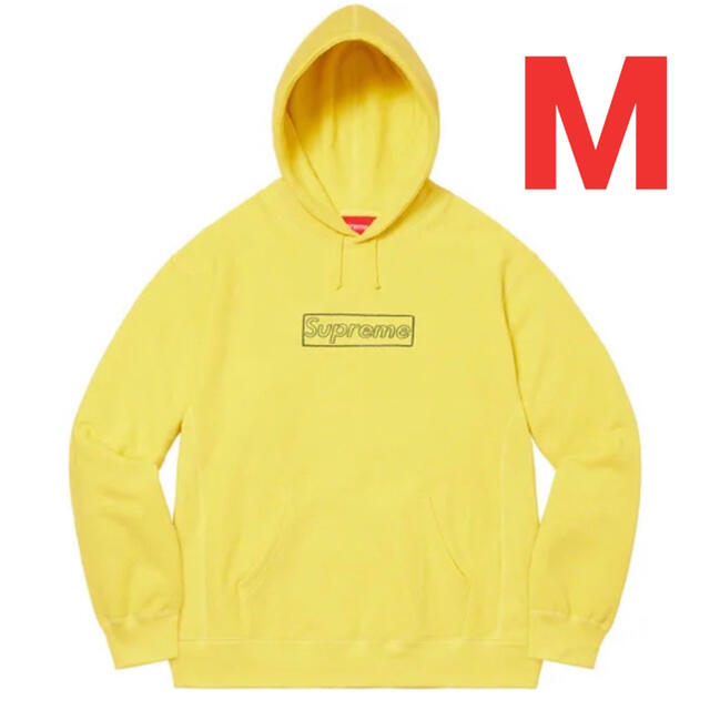 Supreme KAWS Chalk Logo Hooded Sweatshit