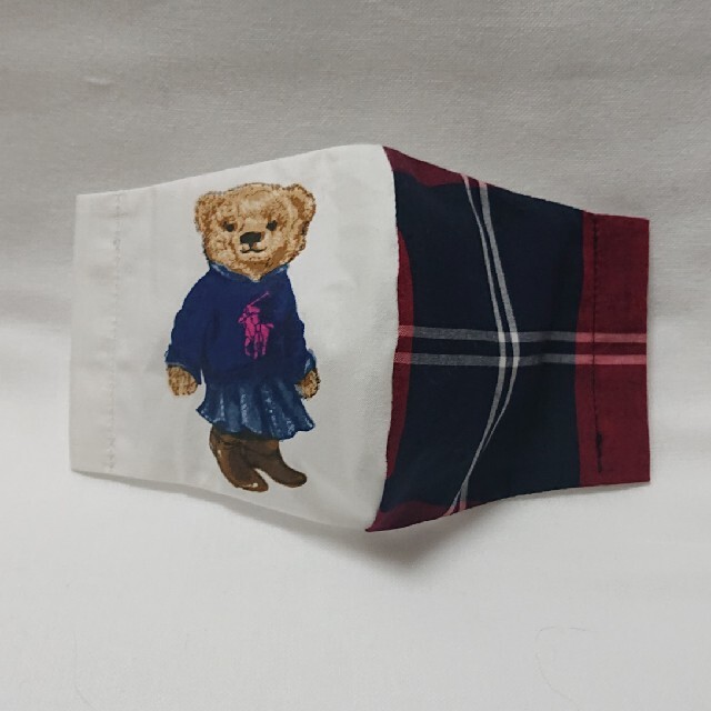 ハンドメイド テディベア くま インナーマスク