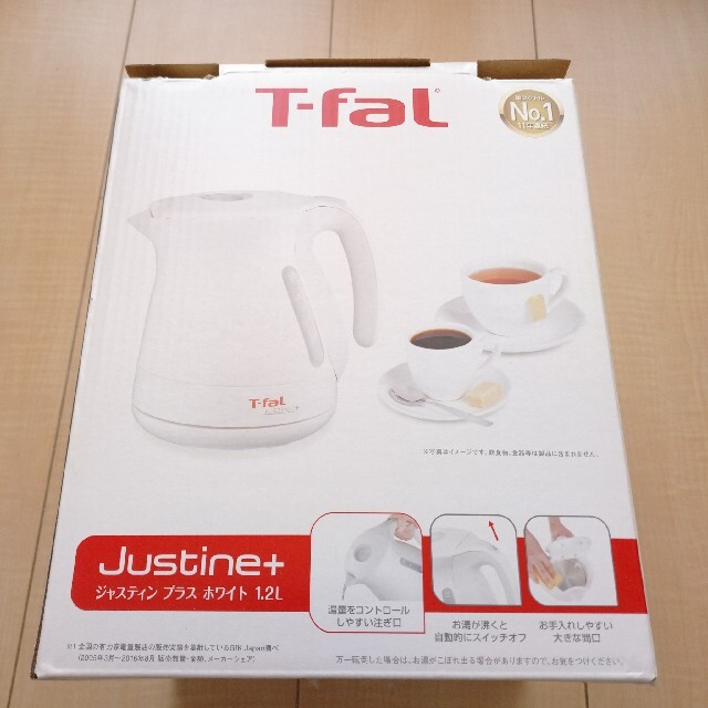 T-fal(ティファール)のpuku様専用 新品未使用 ティファール ケトル ホワイト スマホ/家電/カメラの生活家電(電気ケトル)の商品写真