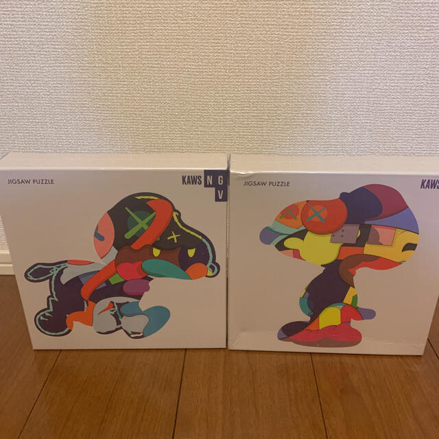 入手困難！KAWS カウズ　スヌーピー　ジグソーパズル　2個セット