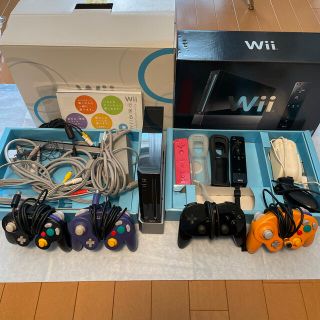 ウィー(Wii)のNintendo Wii 本体 RVL-S-KJ コントローラ付き(家庭用ゲーム機本体)