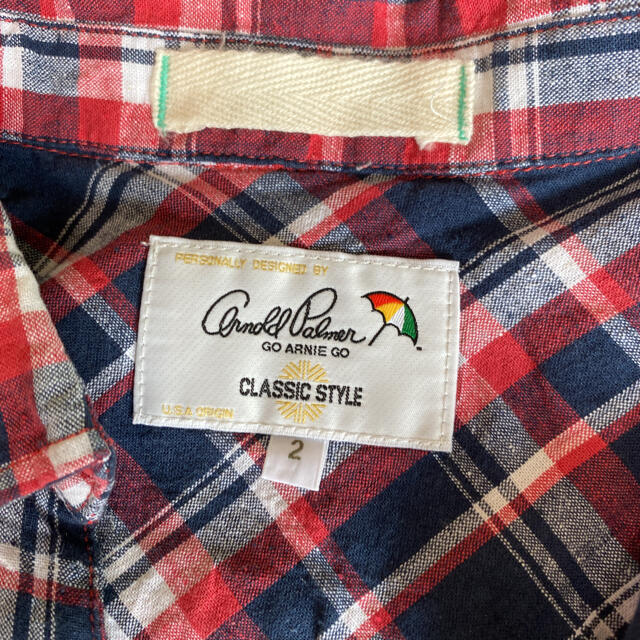 Arnold Palmer(アーノルドパーマー)のアーノルドパーマー　チェックシャツ レディースのトップス(シャツ/ブラウス(長袖/七分))の商品写真