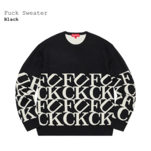 supreme シュプリーム  20FW Fuck Sweater