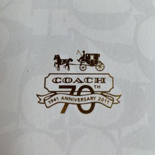 コーチ(COACH)の★非売品★コーチ COACH★ノート 70周年(ノート/メモ帳/ふせん)