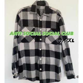 アンチ(ANTI)のANTI SOCIAL SOCIAL CLUB ネルシャツ　チェックシャツ(シャツ)